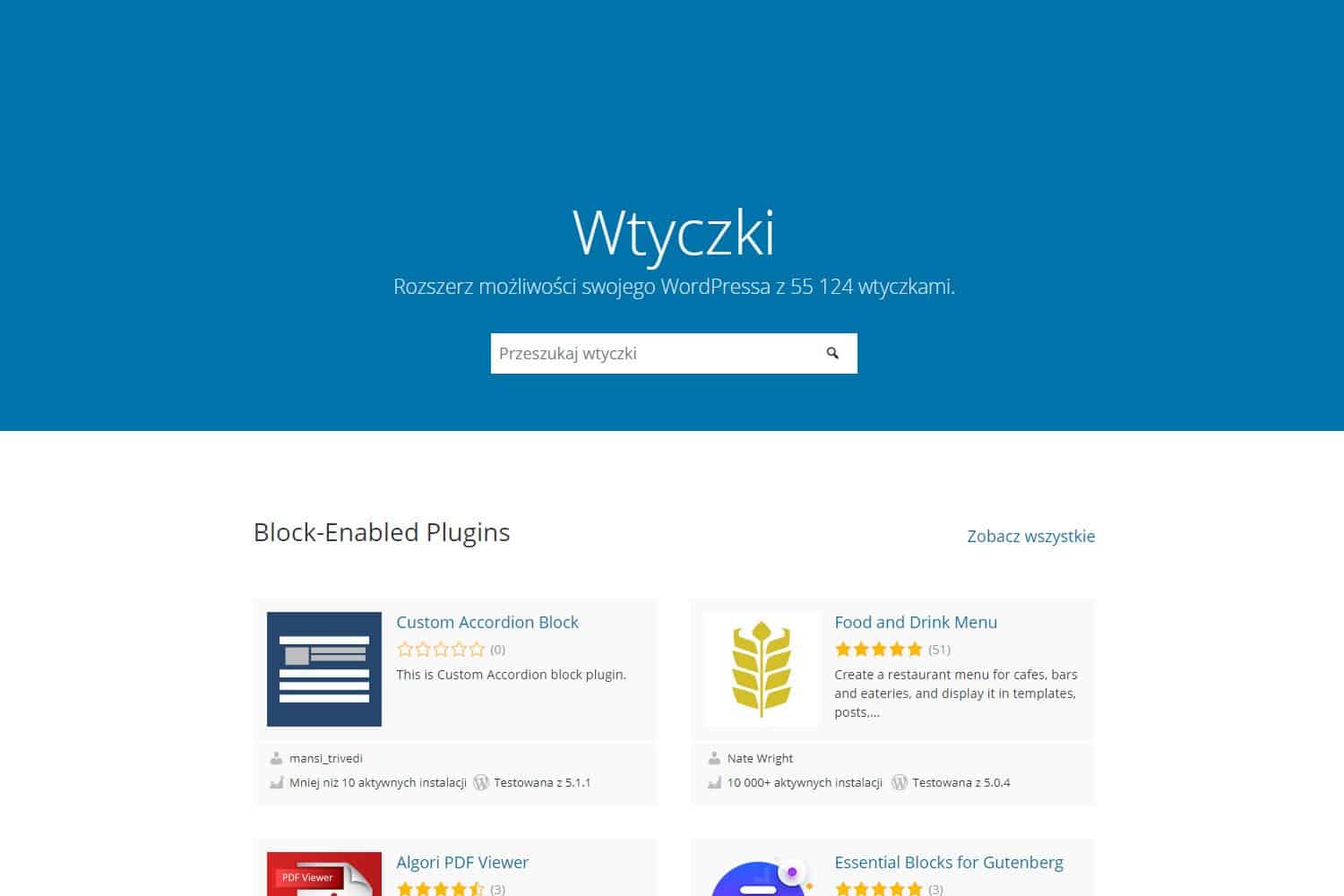 instalacja wtyczek wordpress