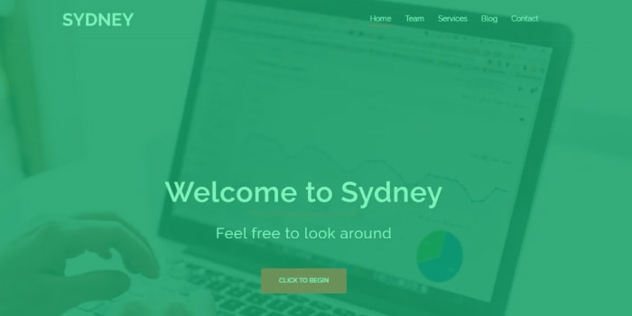 motyw wordpress - sydney